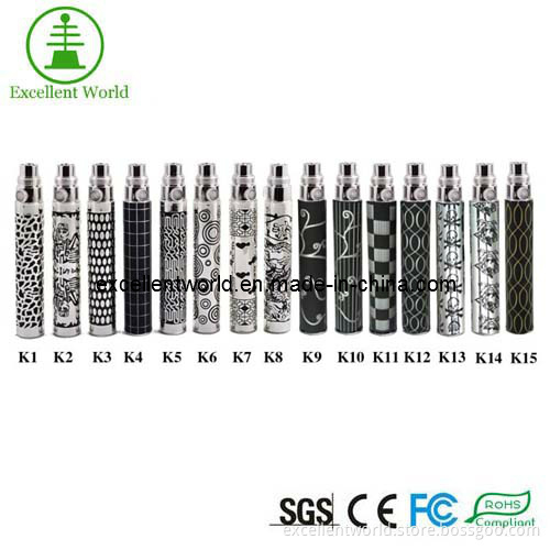 High Quality Various Kinds of EGO-K Engraved Battery/Etched Battery